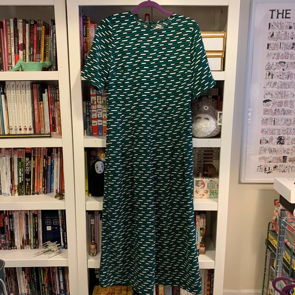 TRAFFIC PEOPLE Grid Print Culotte Jumpsuit - Picture 2 of 16